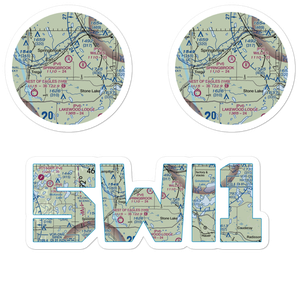 Springbrook Airport (5WI1) VFR Sectional Sticker Pack