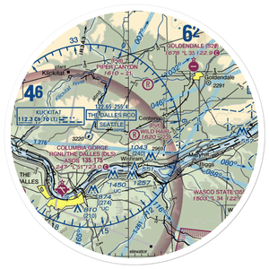 Wild Hair Airport (5WA7) VFR Sectional Sticker (30 mile)