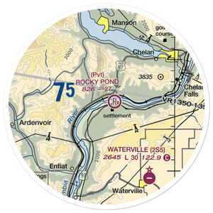 Ross Private Strip (5WA5) VFR Sectional Sticker (20 mile)