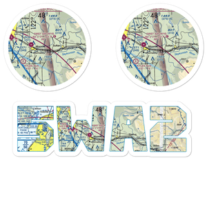 B & M Ranch Airport (5WA2) VFR Sectional Sticker Pack