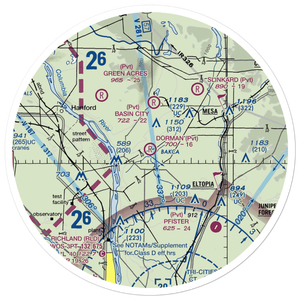 Dorman Field (5WA1) VFR Sectional Sticker (30 mile)