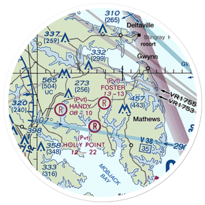 Foster Field (5VG2) VFR Sectional Sticker (20 mile)