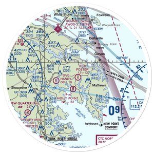 Foster Field (5VG2) VFR Sectional Sticker (30 mile)