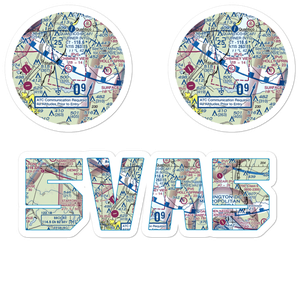 Chimney View Airport (5VA5) VFR Sectional Sticker Pack