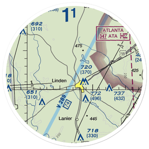 Boon/Lovelace Airport (5TX8) VFR Sectional Sticker (20 mile)