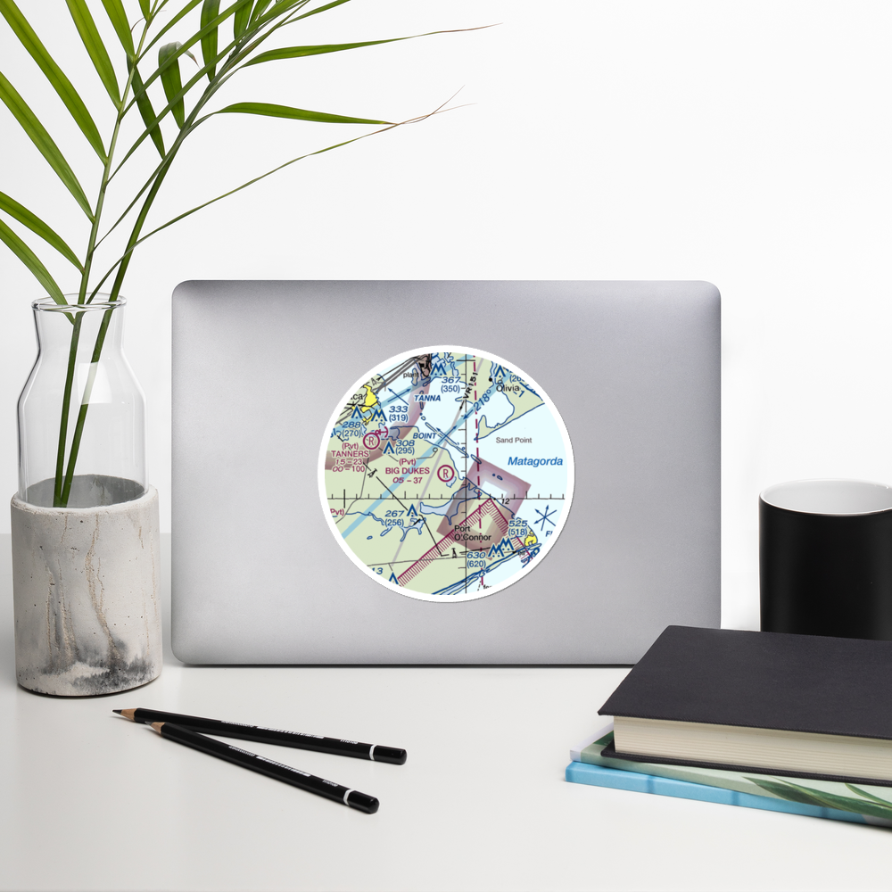 Big Duke's Place Airport (5TS9) VFR Sectional Sticker (20 mile) 