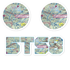 Bear Creek Ranch Airport (5TS8) VFR Sectional Sticker Pack