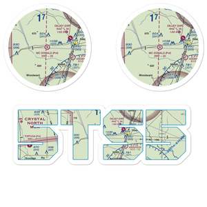 Mc Donald Ranch Airport (5TS5) VFR Sectional Sticker Pack
