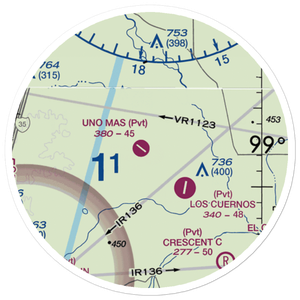 Uno Mas Ranch Airport (5TS1) VFR Sectional Sticker (20 mile)