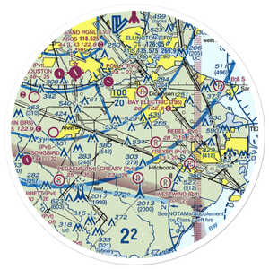Diehl Ranch Airport (5TS0) VFR Sectional Sticker (30 mile)