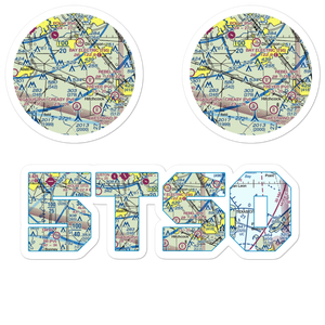 Diehl Ranch Airport (5TS0) VFR Sectional Sticker Pack