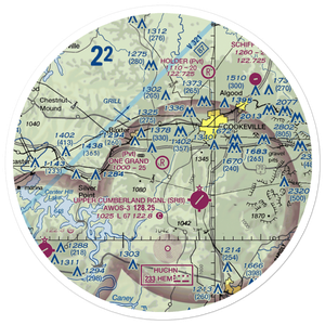 One Grand Field (5TN9) VFR Sectional Sticker (30 mile)