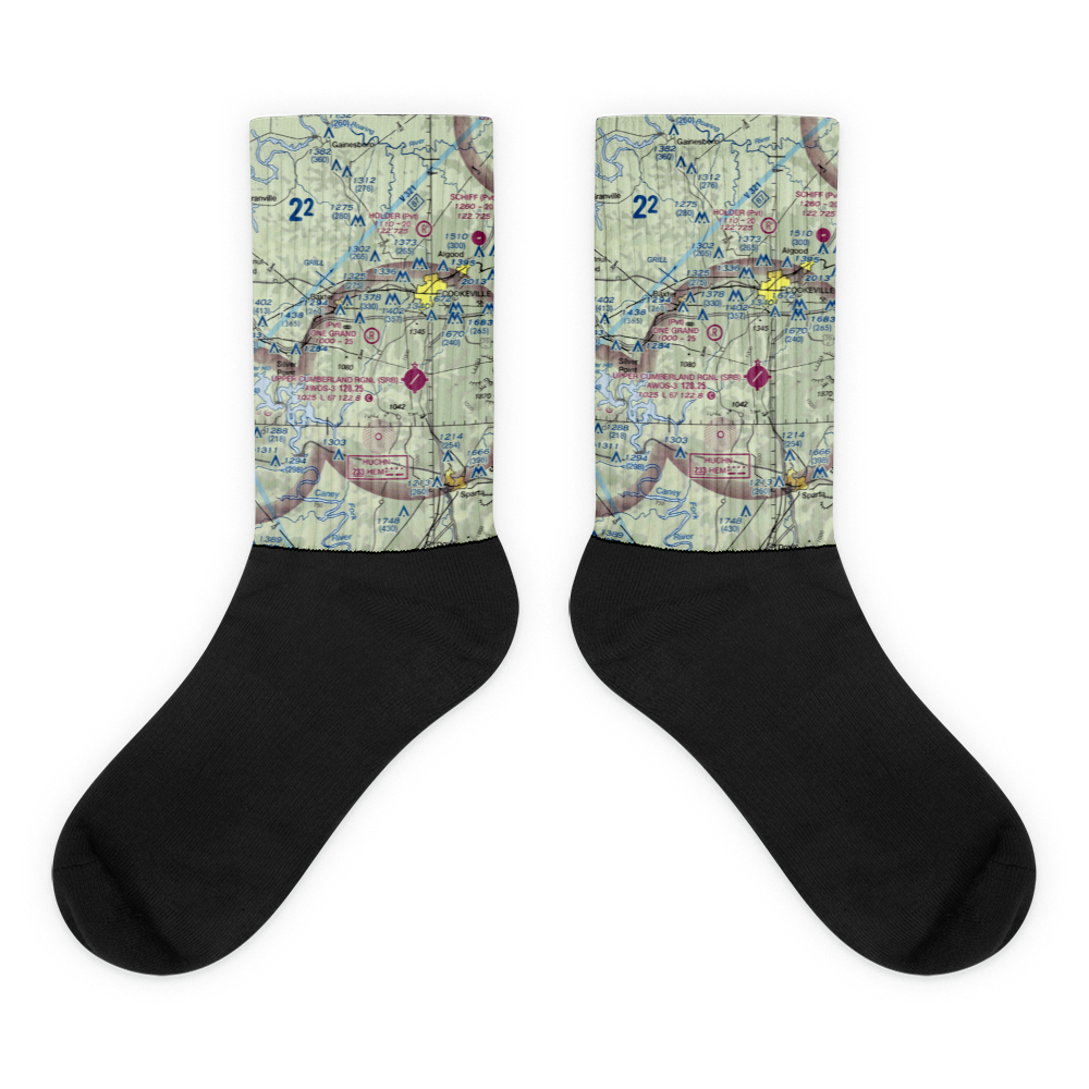 One Grand Field (5TN9) VFR Sectional Socks 