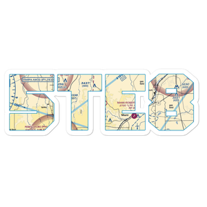 Willis N Clark Airport (5TE8) VFR Sectional Sticker