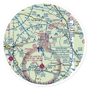 Renz Ranch Airport (5TE7) VFR Sectional Sticker (30 mile)