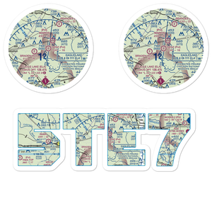Renz Ranch Airport (5TE7) VFR Sectional Sticker Pack