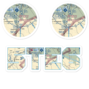 Keystone Ranch Airport (5TE6) VFR Sectional Sticker Pack