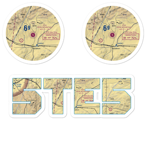 Iron Mountain Ranch Airport (5TE5) VFR Sectional Sticker Pack