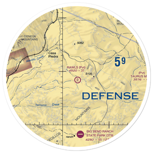 Rawls Ranch Airport (5TE1) VFR Sectional Sticker (30 mile)