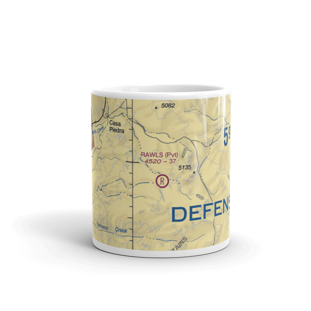Rawls Ranch Airport (5TE1) VFR Sectional  Mug 