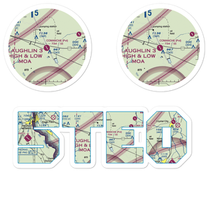 Comanche Ranch Airport (5TE0) VFR Sectional Sticker Pack
