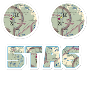 Knot 2 Shabby Airport (5TA6) VFR Sectional Sticker Pack