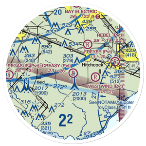 Creasy Airport (5TA5) VFR Sectional Sticker (20 mile)