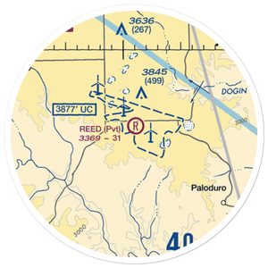 Reed Airport (5TA4) VFR Sectional Sticker (20 mile)