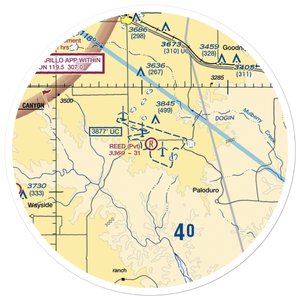 Reed Airport (5TA4) VFR Sectional Sticker (30 mile)