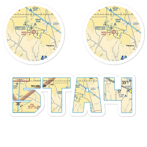 Reed Airport (5TA4) VFR Sectional Sticker Pack