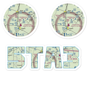 Pearson Ranch Private Airport (5TA3) VFR Sectional Sticker Pack