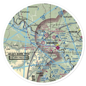 Chambers Airport (45PN) VFR Sectional Sticker (30 mile)