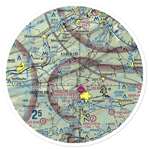 Double D Skyranch Airport (5PA2) VFR Sectional Sticker (30 mile)
