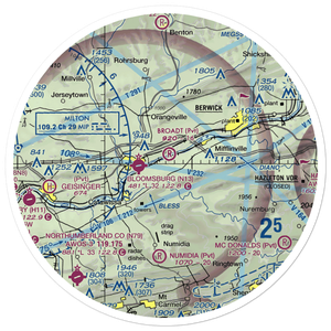 Broadt Personal Use Airport (5PA1) VFR Sectional Sticker (30 mile)