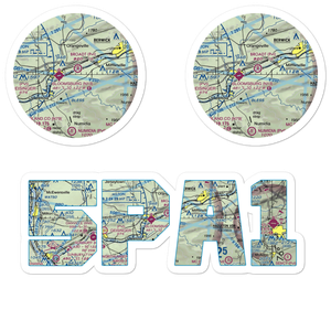 Broadt Personal Use Airport (5PA1) VFR Sectional Sticker Pack