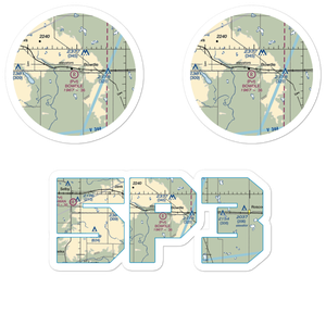 Bowdle Municipal Airport (5SD3) VFR Sectional Sticker Pack