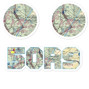 Lone Oaks Ranch Airport (5OR9) VFR Sectional Sticker Pack