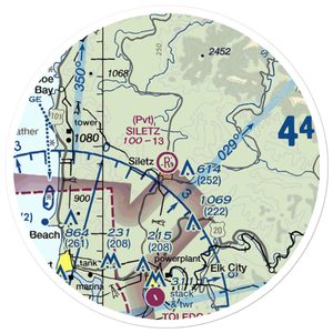 Siletz Airport (5OR3) VFR Sectional Sticker (20 mile)