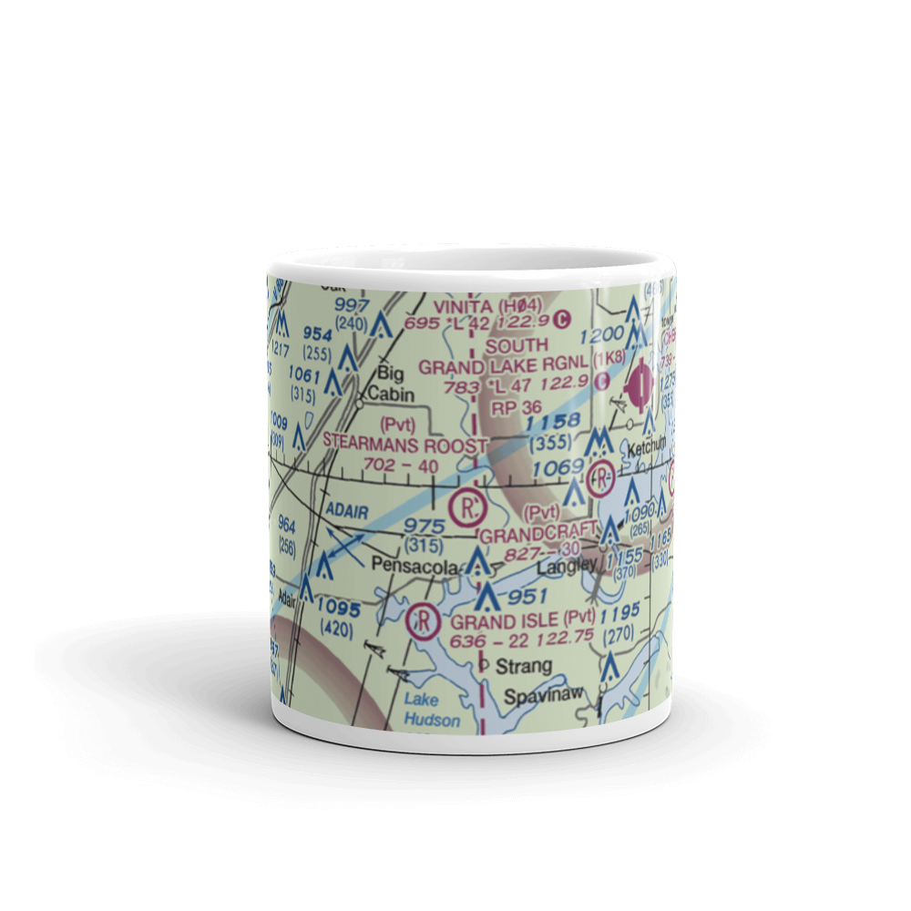 Stearmans Roost Airport (5OK3) VFR Sectional  Mug 