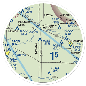 Hamrick Airport (5OI5) VFR Sectional Sticker (20 mile)