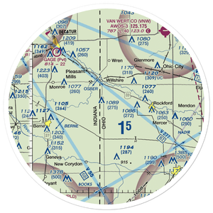 Hamrick Airport (5OI5) VFR Sectional Sticker (30 mile)