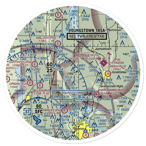 Sheets Field (5OI3) VFR Sectional Sticker (30 mile)