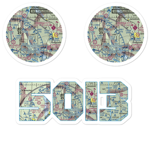 Sheets Field (5OI3) VFR Sectional Sticker Pack