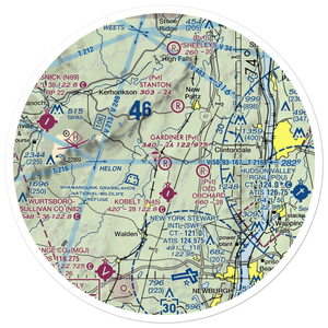 Gardiner Airport (5NY5) VFR Sectional Sticker (30 mile)