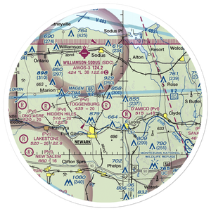 Toggenburg Farms Airport (5NK1) VFR Sectional Sticker (30 mile)
