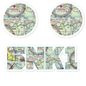 Toggenburg Farms Airport (5NK1) VFR Sectional Sticker Pack