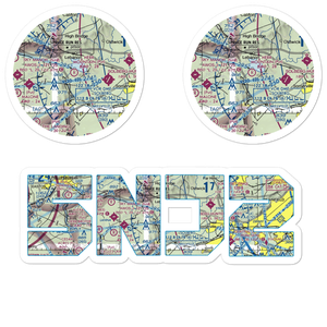 Herr Mountain Airport (5NJ2) VFR Sectional Sticker Pack