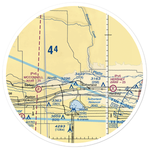 Trego Airport (5NE5) VFR Sectional Sticker (30 mile)
