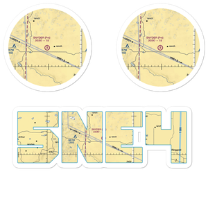 Snyder Ranch Airport (5NE4) VFR Sectional Sticker Pack