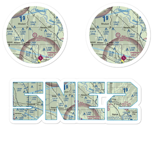 Eickhoff Strip (5NE2) VFR Sectional Sticker Pack